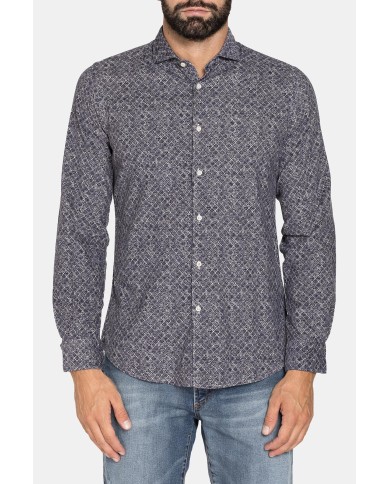 CAMICIA IN VELLUTO STAMPATO