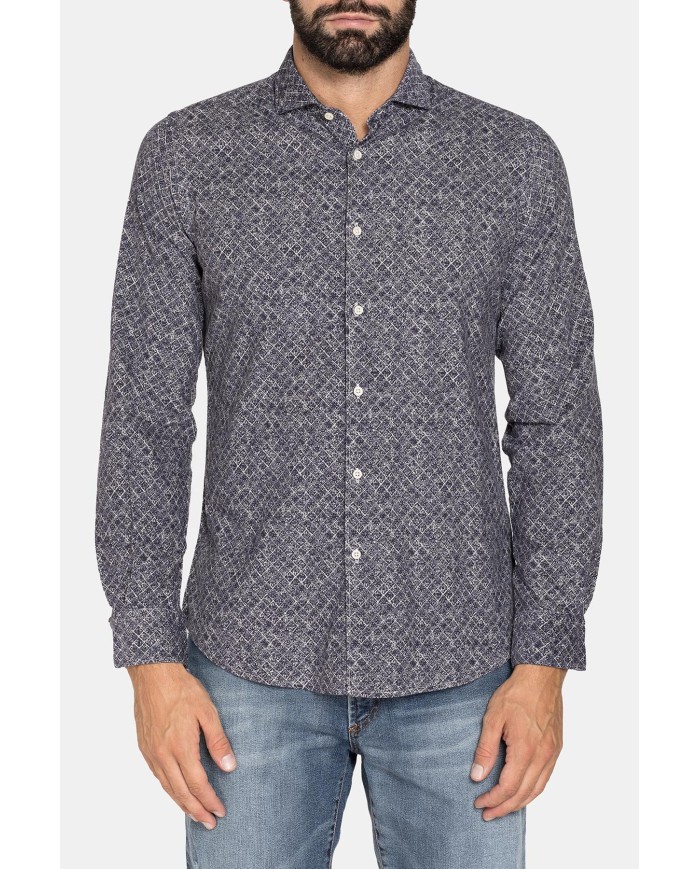 CAMICIA IN VELLUTO STAMPATO