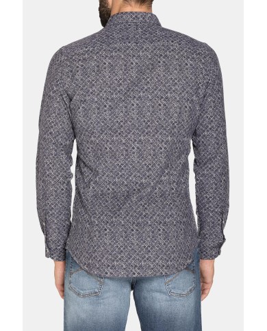 CAMICIA IN VELLUTO STAMPATO