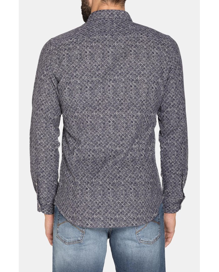 CAMICIA IN VELLUTO STAMPATO