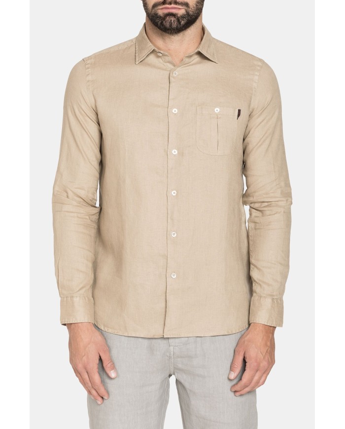 CAMICIA IN LINO MANICA LUNGA
