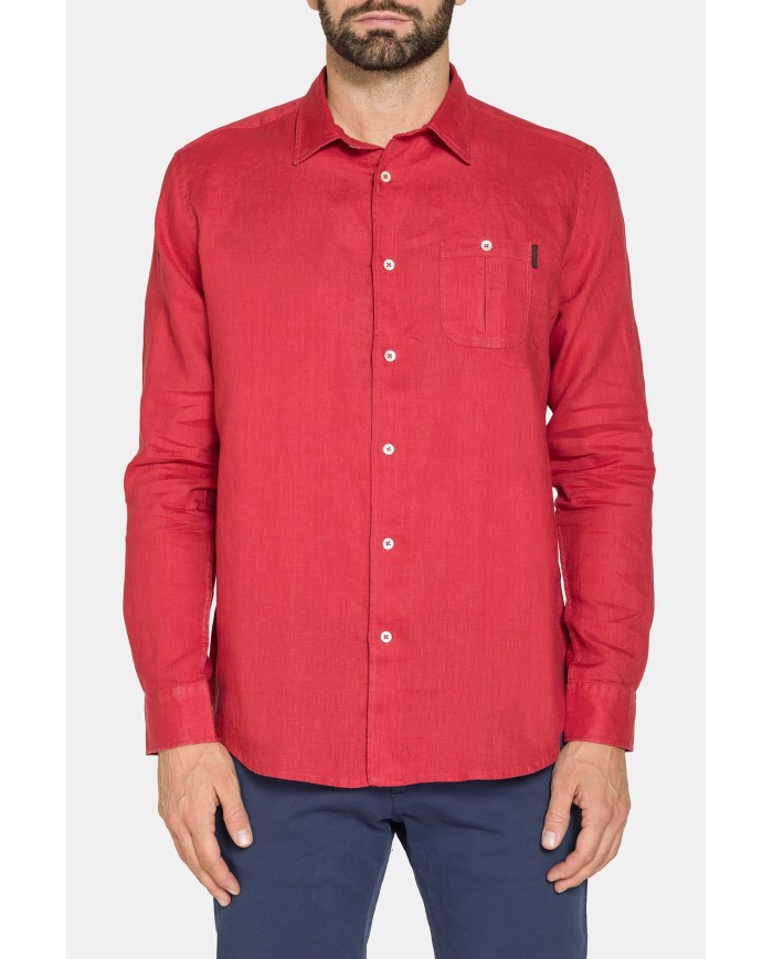 CAMICIA IN LINO MANICA LUNGA
