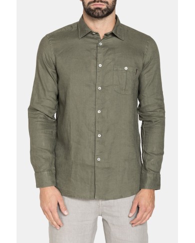 CAMICIA IN LINO MANICA LUNGA
