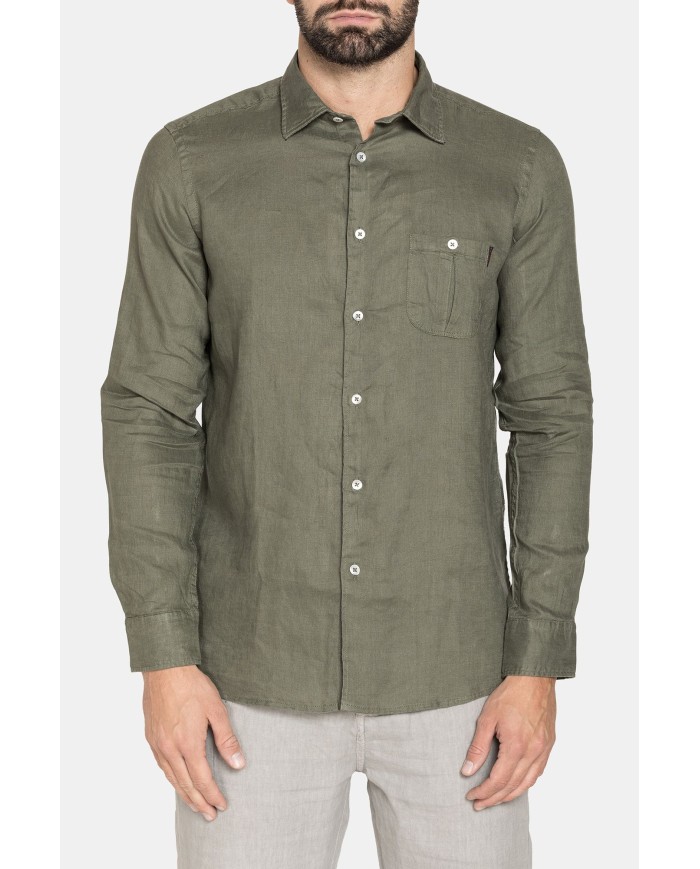 CAMICIA IN LINO MANICA LUNGA