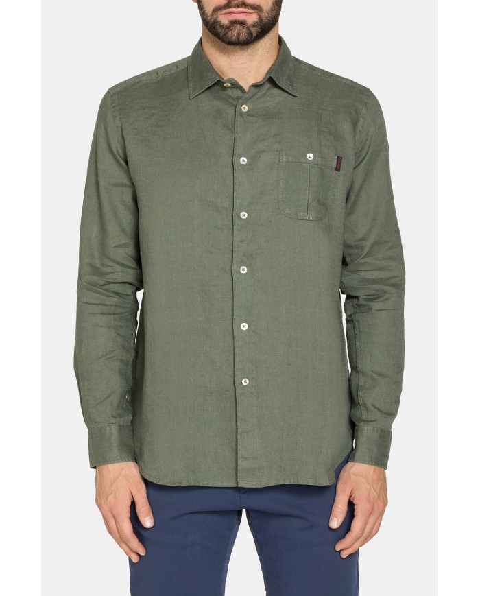 CAMICIA IN LINO MANICA LUNGA