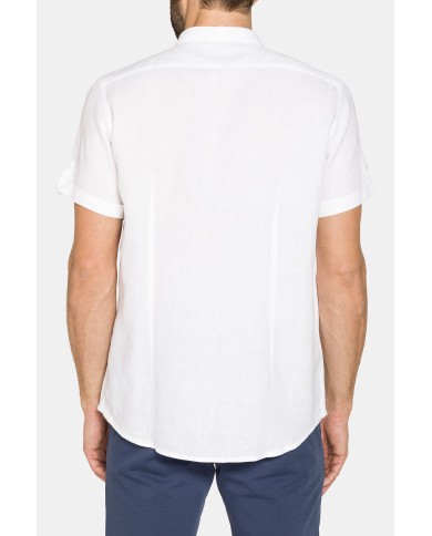 CAMICIA IN LINO MANICA CORTA