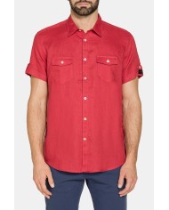 CAMICIA IN LINO MANICA CORTA