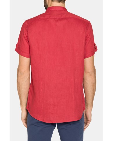 CAMICIA IN LINO MANICA CORTA