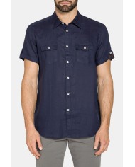 CAMICIA IN LINO MANICA CORTA