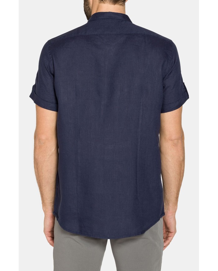 CAMICIA IN LINO MANICA CORTA