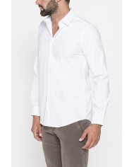 CAMICIA PASSPORT IN TESSUTO COMFORT STRETCH TINTA UNITA