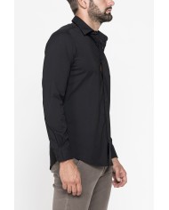 CAMICIA PASSPORT IN TESSUTO COMFORT STRETCH TINTA UNITA