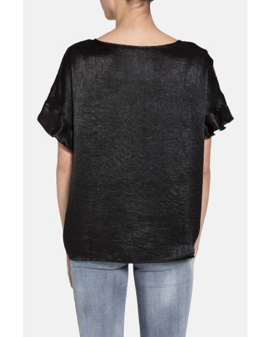 BLUSA IN RASO 100% POLIESTERE