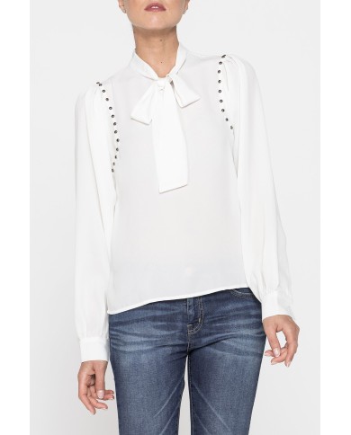 BLUSA COLLO ANNODATO