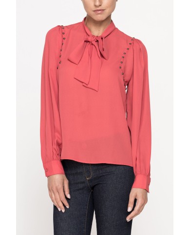 BLUSA COLLO ANNODATO
