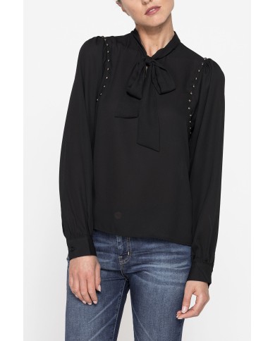 BLUSA COLLO ANNODATO