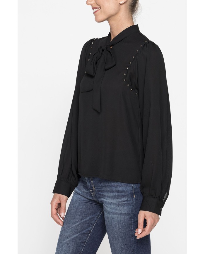 BLUSA COLLO ANNODATO