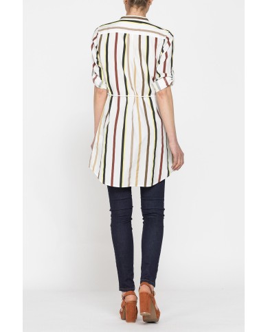 MAXI CAMICIA IN COTONE LEGGERO