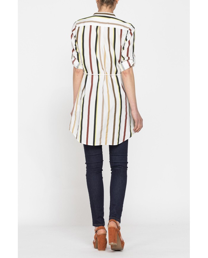 MAXI CAMICIA IN COTONE LEGGERO