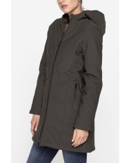 GIUBBOTTO LUNGO RESISTENTE ALL'ACQUA CON CAPPUCCIO