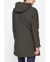 GIUBBOTTO LUNGO RESISTENTE ALL'ACQUA CON CAPPUCCIO