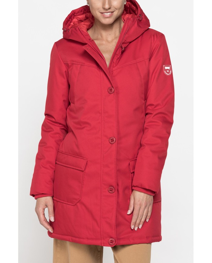 GIUBBOTTO PARKA CON CAPPUCCIO RESISTENTE ALL'ACQUA