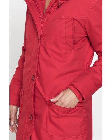 GIUBBOTTO PARKA CON CAPPUCCIO RESISTENTE ALL'ACQUA