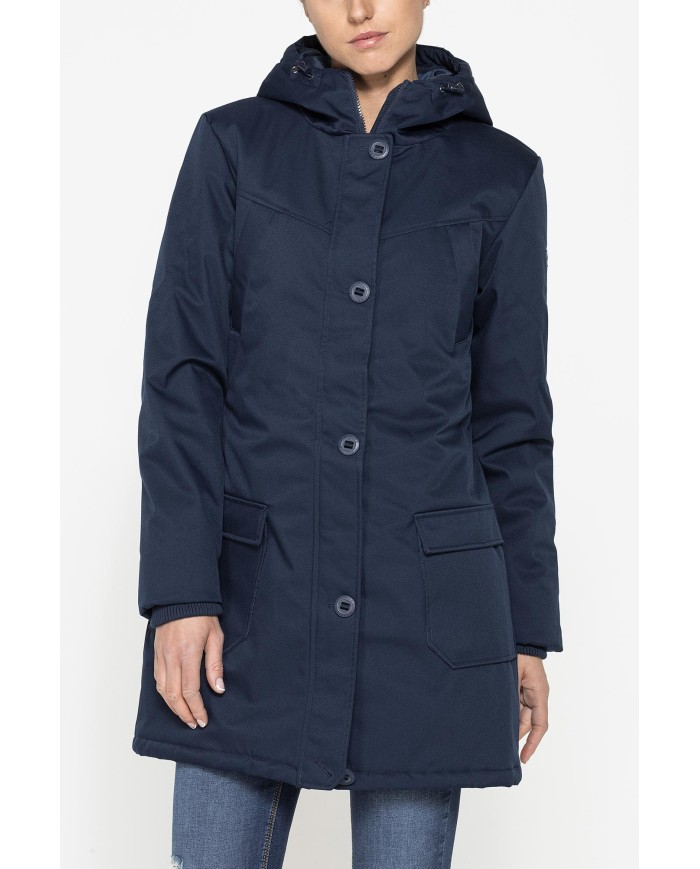 GIUBBOTTO PARKA CON CAPPUCCIO RESISTENTE ALL'ACQUA