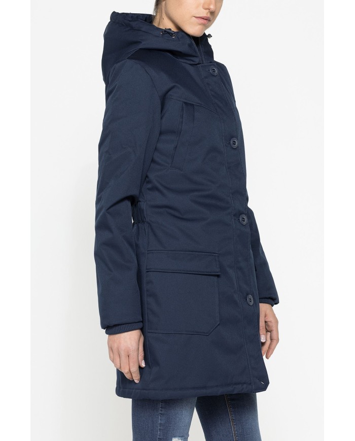 GIUBBOTTO PARKA CON CAPPUCCIO RESISTENTE ALL'ACQUA