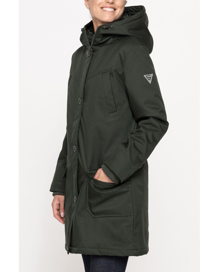 GIUBBOTTO PARKA CON CAPPUCCIO RESISTENTE ALL'ACQUA