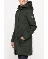 GIUBBOTTO PARKA CON CAPPUCCIO RESISTENTE ALL'ACQUA