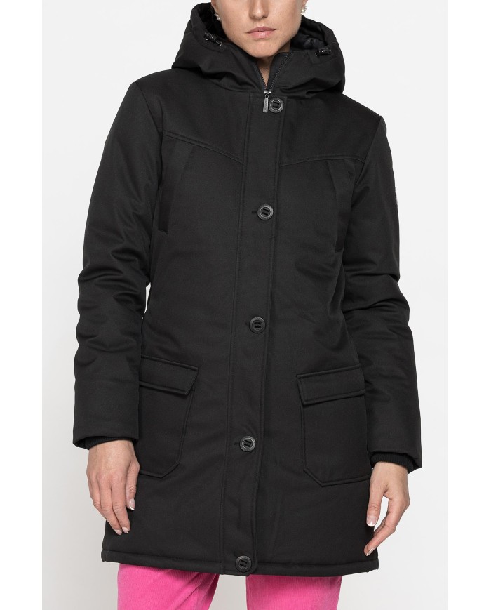 GIUBBOTTO PARKA CON CAPPUCCIO RESISTENTE ALL'ACQUA