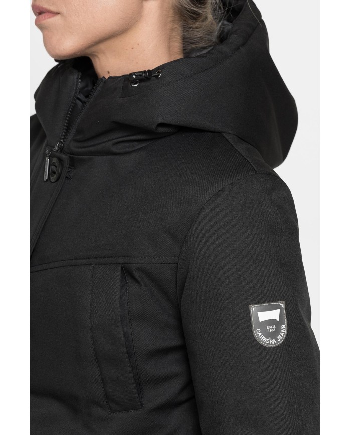 GIUBBOTTO PARKA CON CAPPUCCIO RESISTENTE ALL'ACQUA