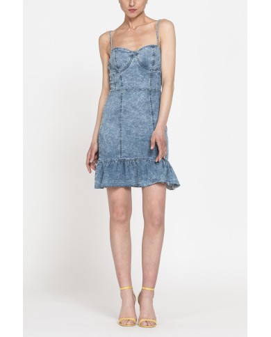 ABITO CORTO MOD.T492C IN DENIM SUPER STRETCH 9oz. SPINTECH ELASTIC COTONE SULLA PELLE