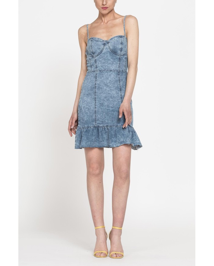 ABITO CORTO MOD.T492C IN DENIM SUPER STRETCH 9oz. SPINTECH ELASTIC COTONE SULLA PELLE