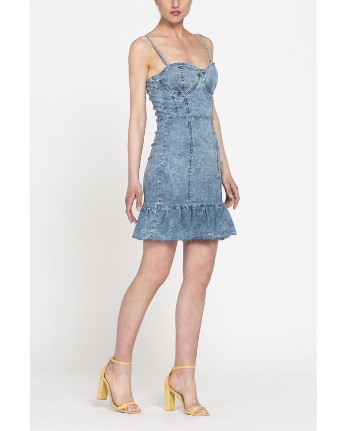 ABITO CORTO MOD.T492C IN DENIM SUPER STRETCH 9oz. SPINTECH ELASTIC COTONE SULLA PELLE