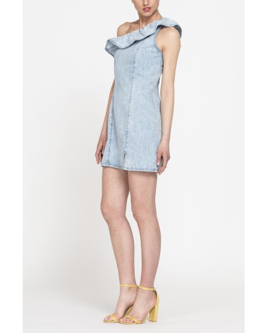 ABITO CORTO MONOSPALLA MOD.T494B IN DENIM 10,5oz.