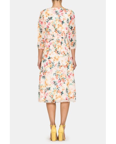 ABITO LUNGO CON ELASTICO IN VITA