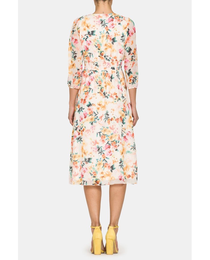 ABITO LUNGO CON ELASTICO IN VITA