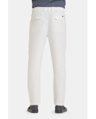 PANTALONE CHINOS CON LACCIO IN VITA MOD. 639. Vita regolare, gamba regolare