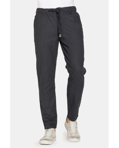 PANTALONE CHINOS CON LACCIO IN VITA MOD. 639. Vita regolare, gamba regolare