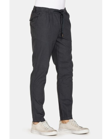 PANTALONE CHINOS CON LACCIO IN VITA MOD. 639. Vita regolare, gamba regolare