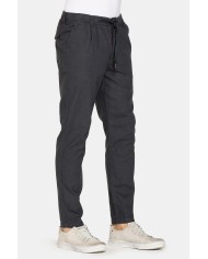 PANTALONE CHINOS CON LACCIO IN VITA MOD. 639. Vita regolare, gamba regolare