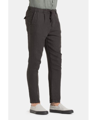 PANTALONE CHINOS CON LACCIO IN VITA MOD. 639. Vita regolare, gamba regolare