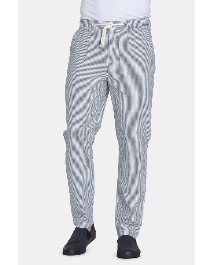 PANTALONE CHINOS CON LACCIO IN VITA MOD. 639. Vita regolare, gamba regolare
