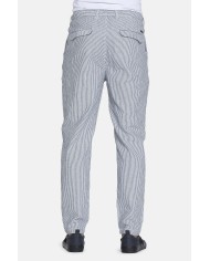 PANTALONE CHINOS CON LACCIO IN VITA MOD. 639. Vita regolare, gamba regolare