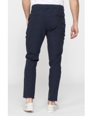 PANTALONE CHINOS CON LACCIO IN VITA MOD. 639. Vita regolare, gamba regolare