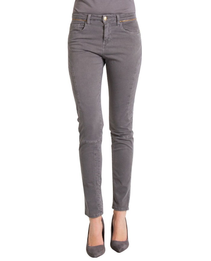 GABARDINA STRETCH MOD. 752. Vita e gamba regolare.