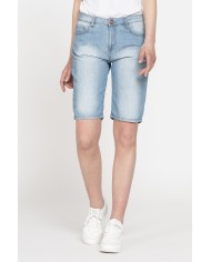 DENIM LEGGERO 100% COTONE. Vita regolare.