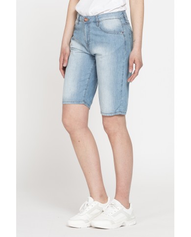 DENIM LEGGERO 100% COTONE. Vita regolare.